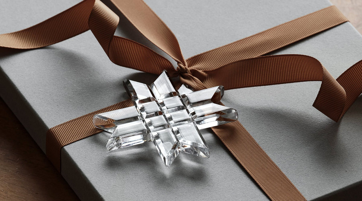 ORREFORS-  Annual Ornament - Crystal House