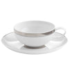 DOMO PLATINIUM TEA CUP & SAUCER