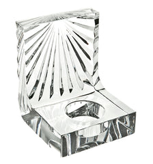 Vista Alegre Scintilla Crystal Tealight Holder - Contemporary Table Display & Candle Accent