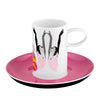 TCHAIKOVSKY SET 4 COFFEE CUPS & SAUCERS