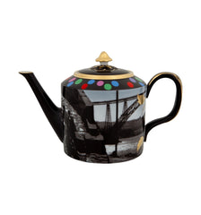 Vista Alegre Aniki Bobó Porcelain Teapot - Contemporary Tea Service Centerpiece