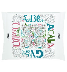 Vista Alegre Enc Estoria Universa Tray with Book - Personalized Housewarming Present