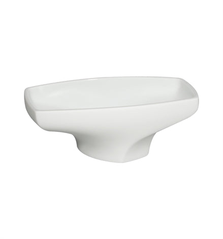 Vista Alegre Spiral White Porcelain Small Bowl - Contemporary Tableware Accent