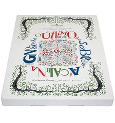 Vista Alegre Enc Estoria Universa Tray with Book - Personalized Housewarming Present
