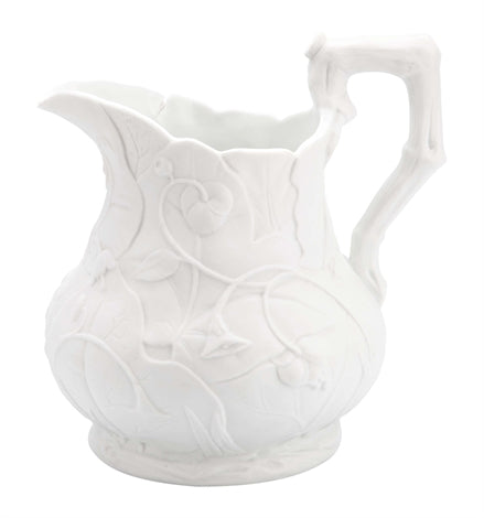 Vista Alegre Biscuit Flora Jug Vase - Custom Engraved Art Gift