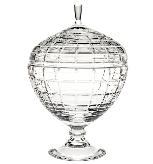 Vista Alegre Majestic Crystal Large Candy Box - Classic Lidded Decorative Vessel