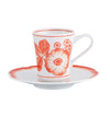 CORALINA COFFEE CUP AND SAUCER