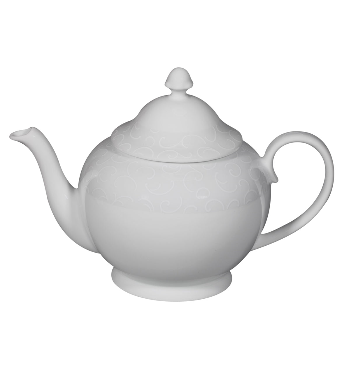 Vista Alegre Arabesco Fine Porcelain Teapot - Classic Tea Service Centerpiece