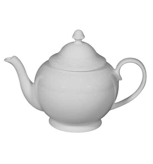 Vista Alegre Arabesco Fine Porcelain Teapot - Classic Tea Service Centerpiece