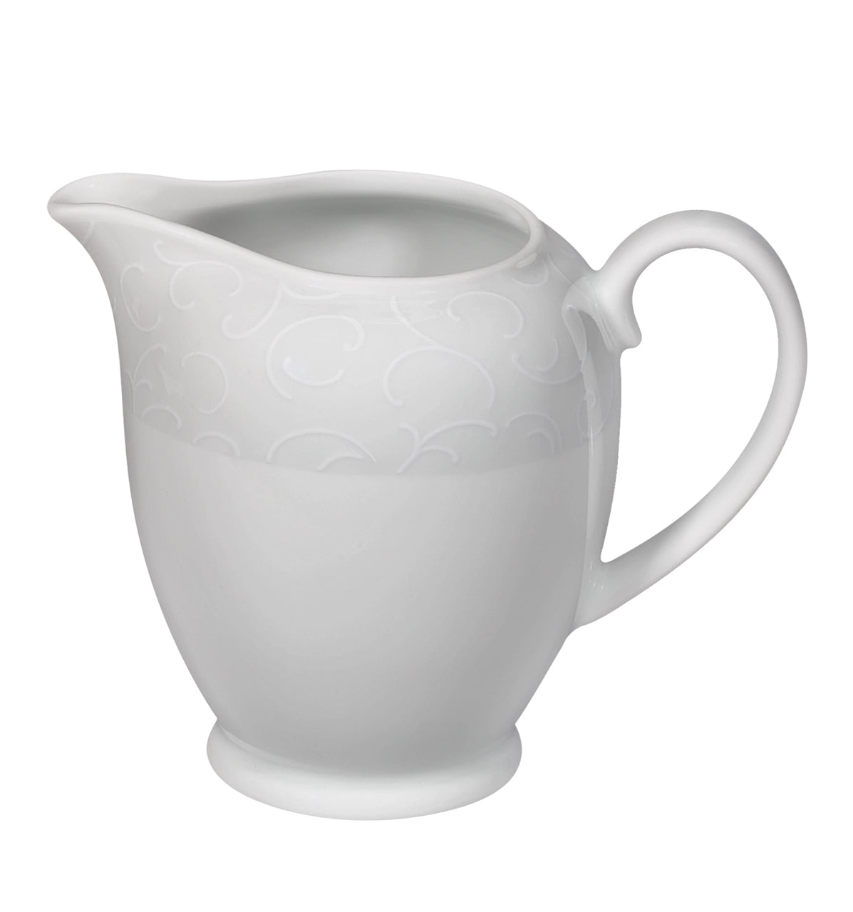 Vista Alegre Arabesco Fine Porcelain Milk Jug - Classic Table Creamer & Elegant Coffee Service