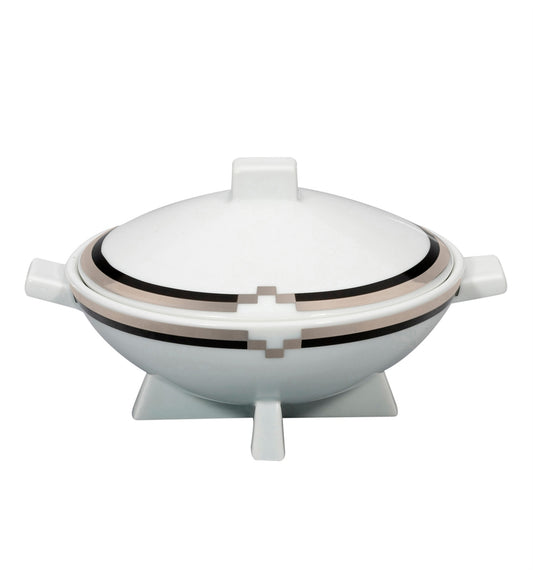 Vista Alegre Amadeus Porcelain Sugar Bowl - Classic Tableware Accent & Sweet Serving Dish