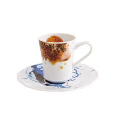 Vista Alegre Cha Cafe e Etc Coffee Set with Book - Custom Engraved Wedding Present