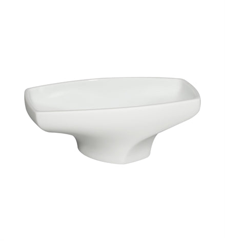 Vista Alegre Spiral White Porcelain Small Bowl - Contemporary Tableware Accent