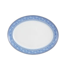 Vista Alegre FOZ Fine Porcelain Medium Oval Platter - Traditional Hosting Tray & Serving Vessel