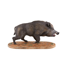 Vista Alegre Wild Boar Animais Caca Sculpture - Custom Engraved Art Gift