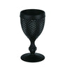 BICOS BICOLOR FROSTED BLACK GOBLET