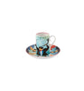 FÃœR BEETHOVEN SET 4 COFFEE CUPS W/ SAUCERS