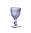 BICOS ALFAZEMA SET WITH 4 WHITE WINE GOBLETS LAVENDER