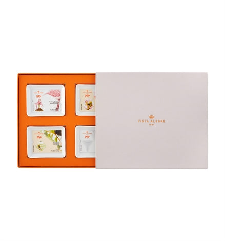 Vista Alegre Selos CTT 200 Anos Set 4 Small Trays - Custom Engraved Art Gift