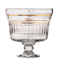 Vista Alegre Herança Centrepiece - Fine Crystal Centerpiece Bowl - Luxury Housewarming Wedding Gift