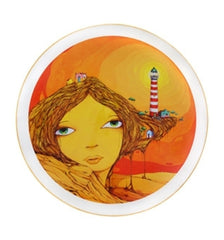Vista Alegre A Ilha XXL Plate The Sunset Island - Custom Engraved Limited Edition Art Gift