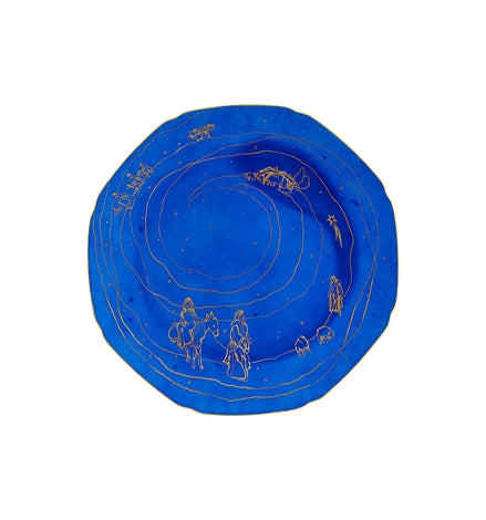 Vista Alegre A Caminho Christmas Plate - Custom Engraved Holiday Art Gift
