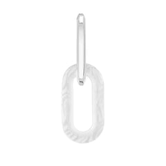 Lalique Ear "Ea", Ss Clear Zebra Crystal Silv. Luxury Crystal Decor Lalique