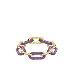 Lalique Bra "Ea", Ss Purple Snake 5 Crystal Gp Luxury Crystal Decor Lalique