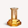 Rocky Baroque Candlestick Amber Haze Large