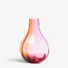 Iris Vase Pink/Amber
