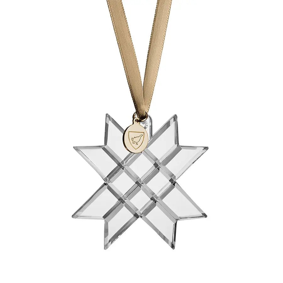 2023 Christmas Star Ornament: Handcrafted Crystal Paper Star | Annual Keepsake Collection Orrefors