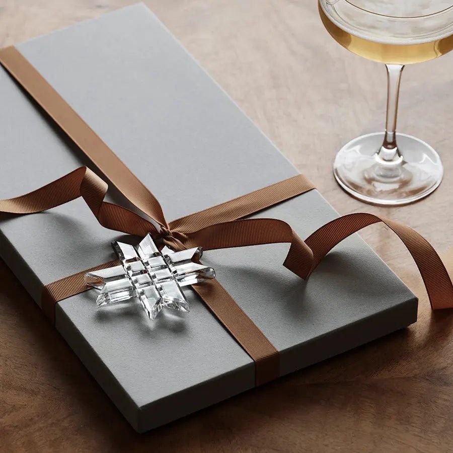 2023 Christmas Star Ornament: Handcrafted Crystal Paper Star | Annual Keepsake Collection Orrefors