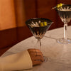 Lismore Black Martini, Pair