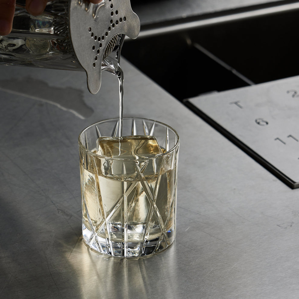 Orrefors City Whiskey Tumblers Set of 2 – Modern Geometric Barware Orrefors