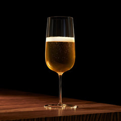Orrefors Frantzén Handmade Beer Glass – 3-Star Michelin Crystal Stemware