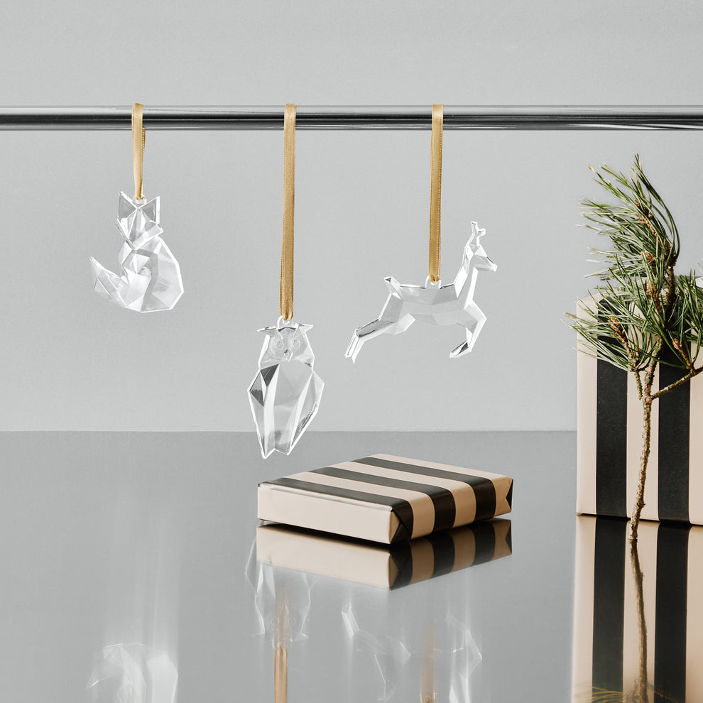 Orrefors Scandinavian Forest Owl Ornament – Premium Crystal Gift Sets Orrefors
