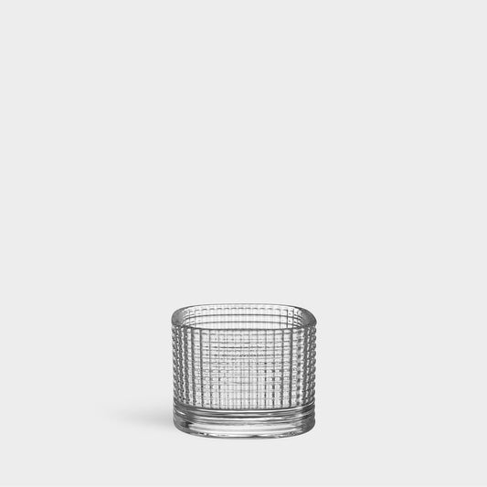Orrefors Magica Supercircle Tea Light Holder – Scandinavian Minimalist Clear Votive Orrefors
