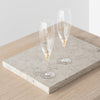 Gold Champagne Glasses: Luxury Orrefors Intermezzo Crystal Set | Crystal House