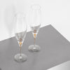 Gold Champagne Glasses: Luxury Orrefors Intermezzo Crystal Set | Crystal House