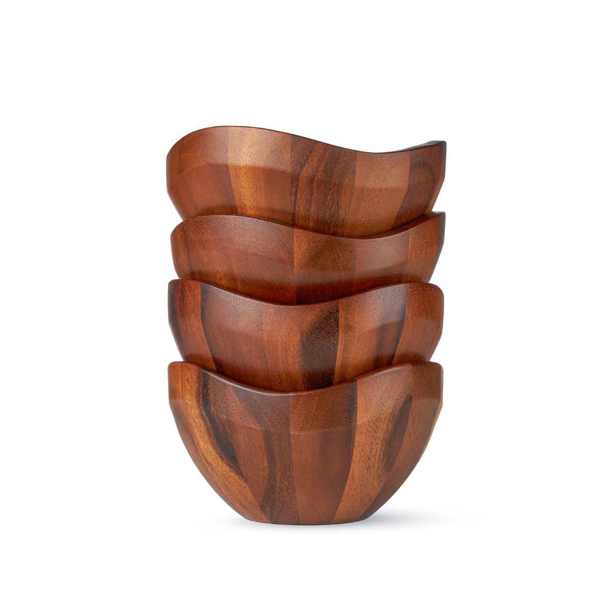 Nambe Billow Individual Salad Bowls – Luxury Crystal Gifts for Corporate & Weddings Nambé