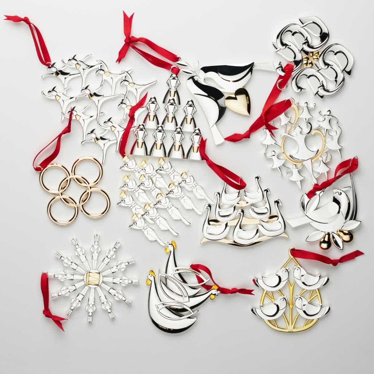 Nambe 12 Days of Christmas Ornaments Set – Premium Crystal Gift Sets Nambé