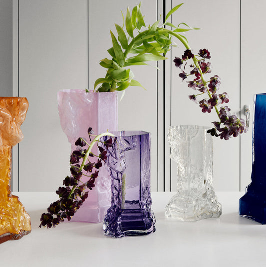 Kosta Boda Rocky Baroque Vase Violet Small - Custom Engraved Wedding Present