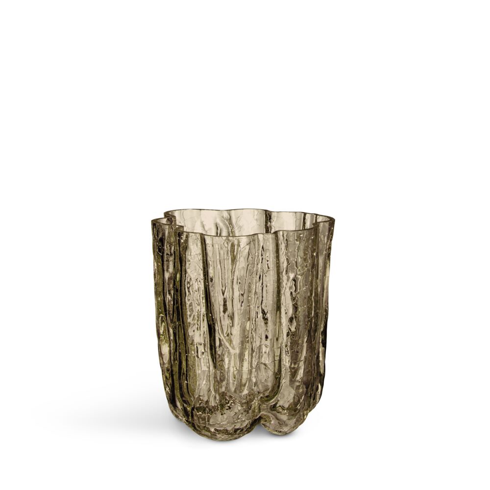 7042603_Crackle_Vase_H121mm_Taupe_KostaBoda_Jungnelius_C_1x1_Front1