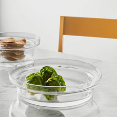 Kosta Boda Limelight Bowl Clear Low - Luxury Hostess Gift