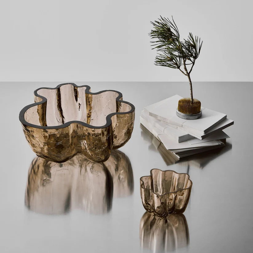 Crackle Bowl Taupe