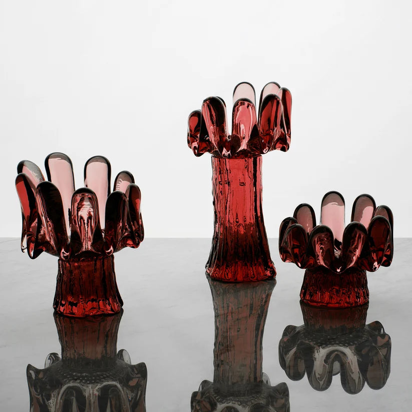 Sunflower Votive Red Medium