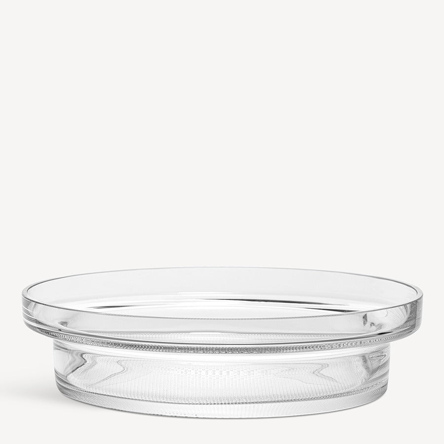 Kosta Boda Limelight Bowl Clear Low - Luxury Hostess Gift