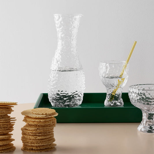 Kosta Boda Moss Carafe Clear - Personalized Housewarming Keepsake