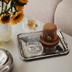 Kosta Boda Viva Teapot with Cork Lid - Unique Housewarming Gift