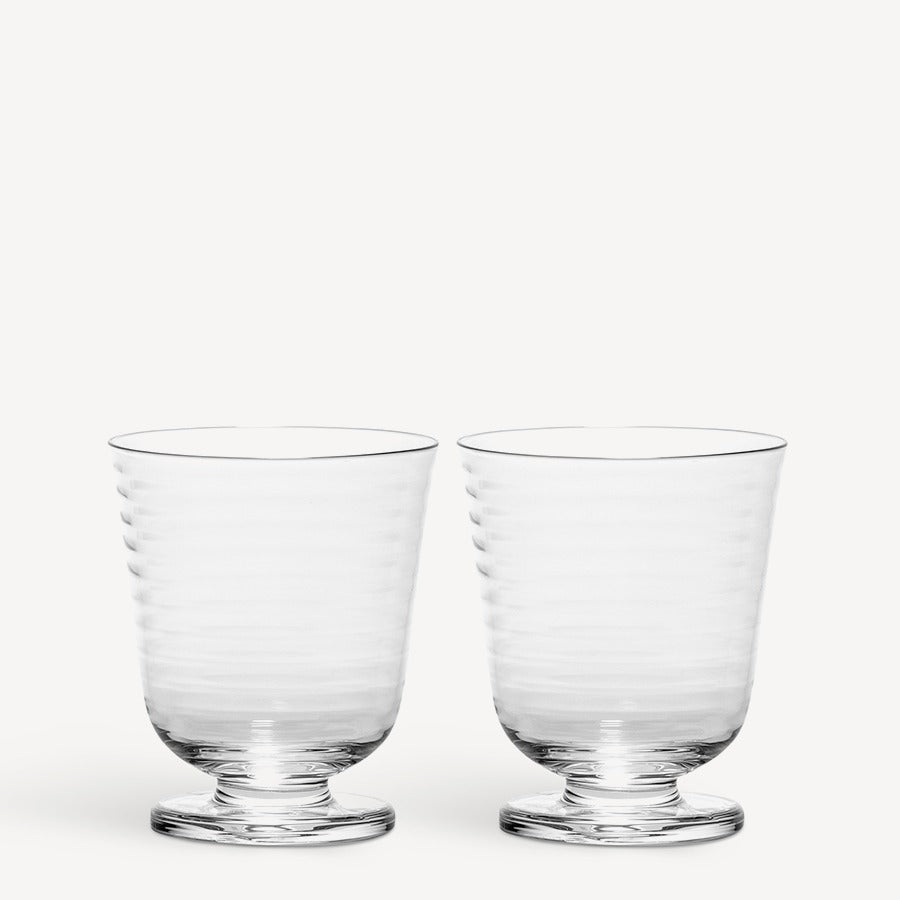 Kosta Boda Viva All Purpose Glass Small Set of 2 - Personalized Crystal Client Appreciation Gift